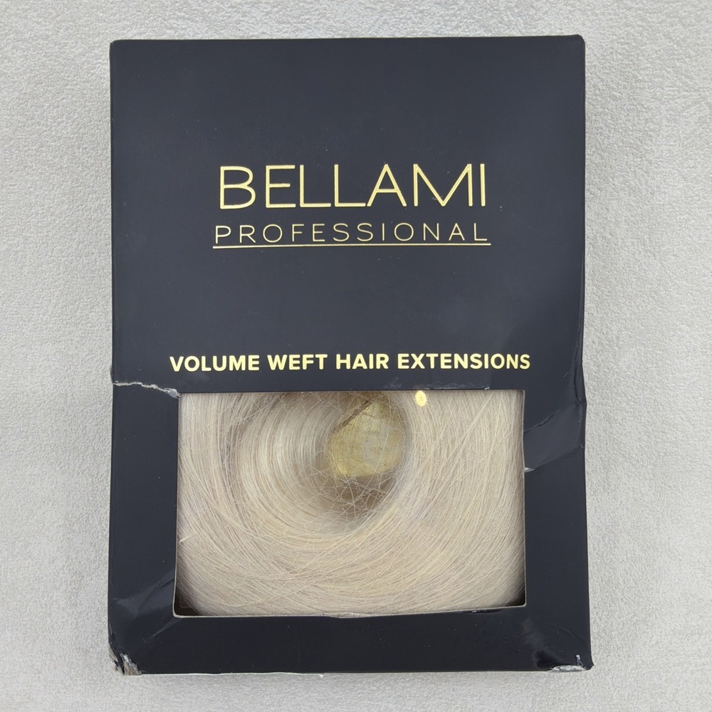 Bellami Professional Volume Weft Pure Platinum Blonde #88 24" New Sealed Box